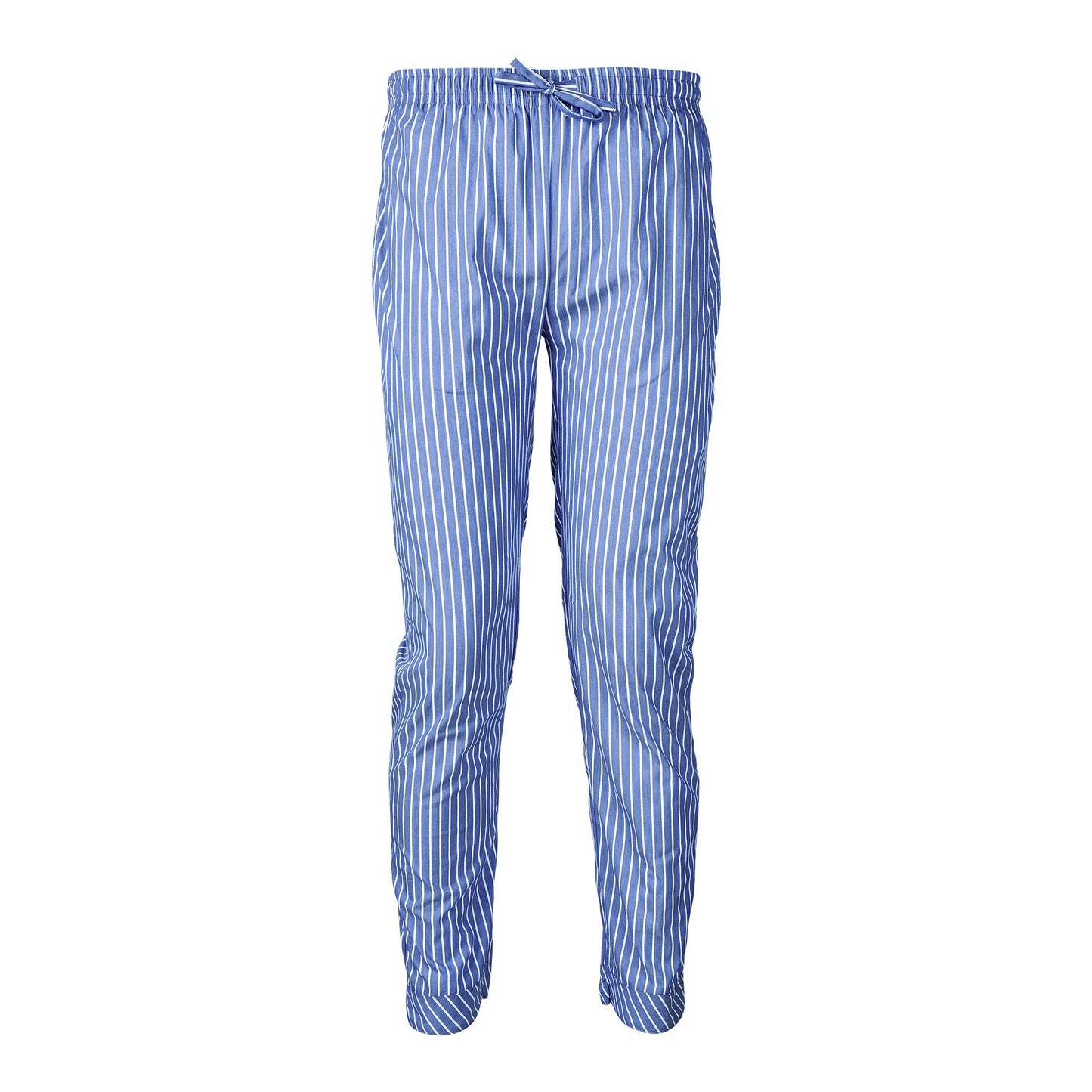 Basix Men's Blue & White Striped Trouser MT-912