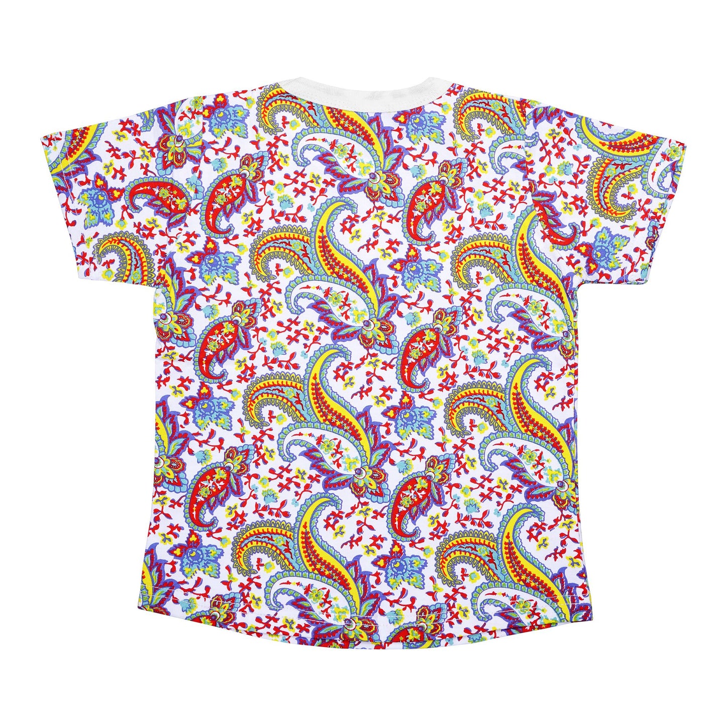 Basix Girls Paisley Play Crew Neck Top, 2721