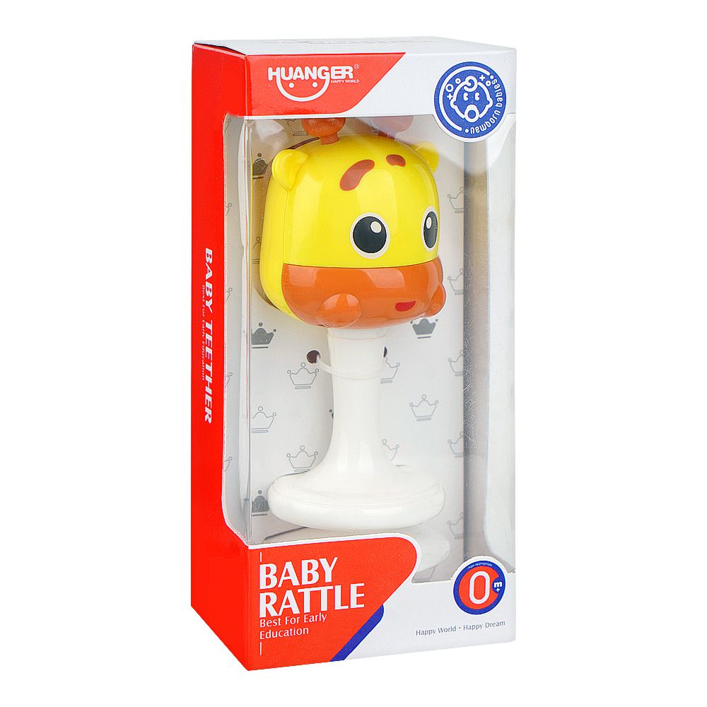 Huanger Baby Rattle With Silicone Sucker, For 0m+, HE8044
