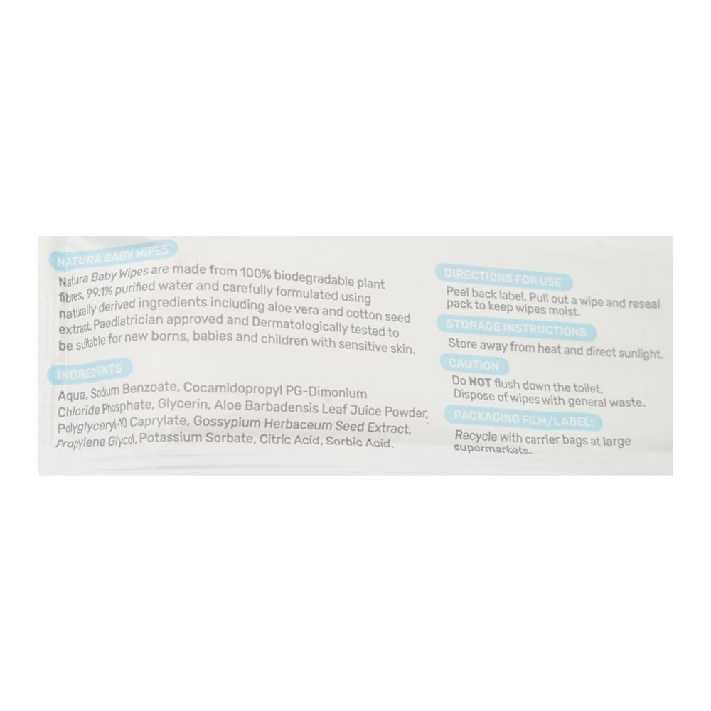 Natura Baby Wipes 60