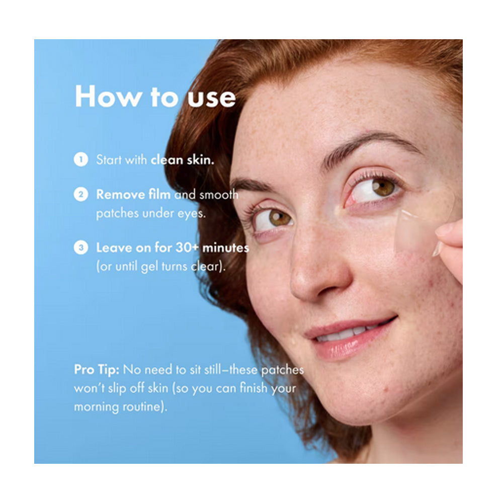 Hero Cosmetics Mighty Eye Patches Niacinamide Hyaluronic Acid For Tired Eyes 6-Pack