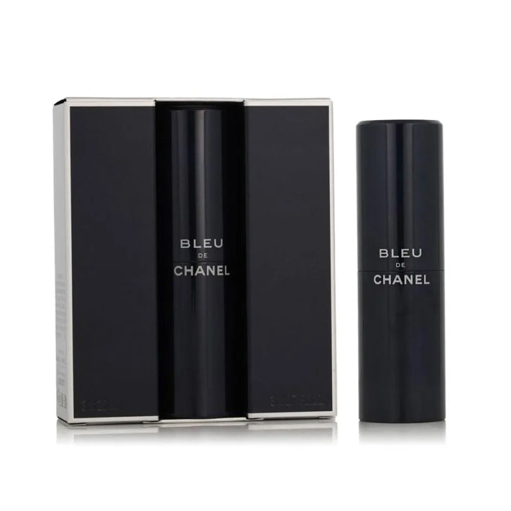 Chanel Bleu De Chanel Pour Homme Gift, For Men, Set Edt Spray 20ml 2 X Edt Spray Refill 20ml
