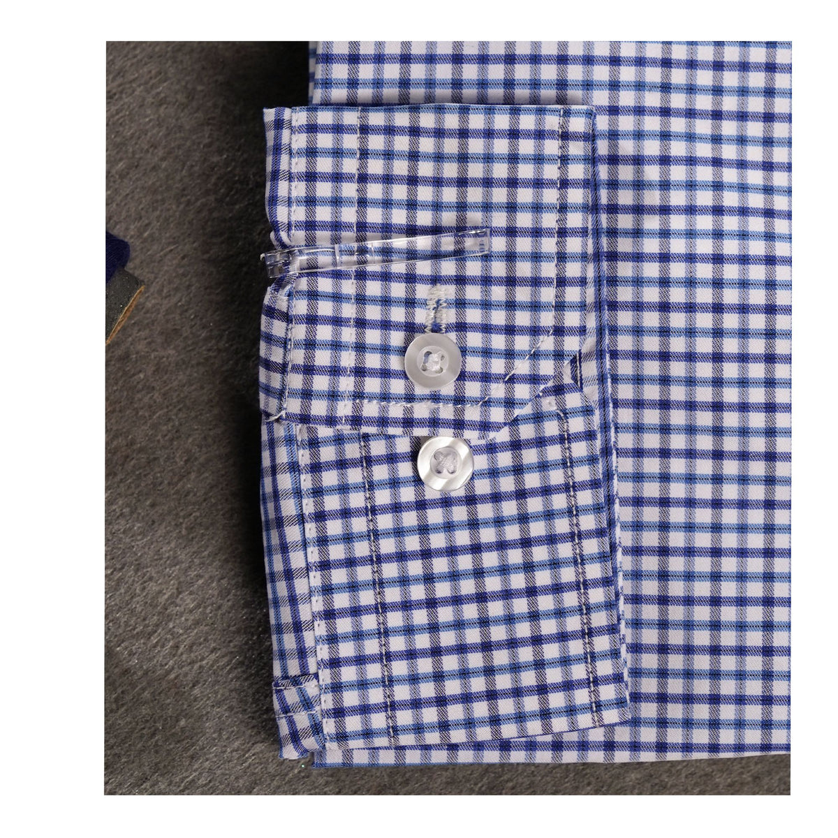Basix Men's Casual Printed Shirt Blue CS-011