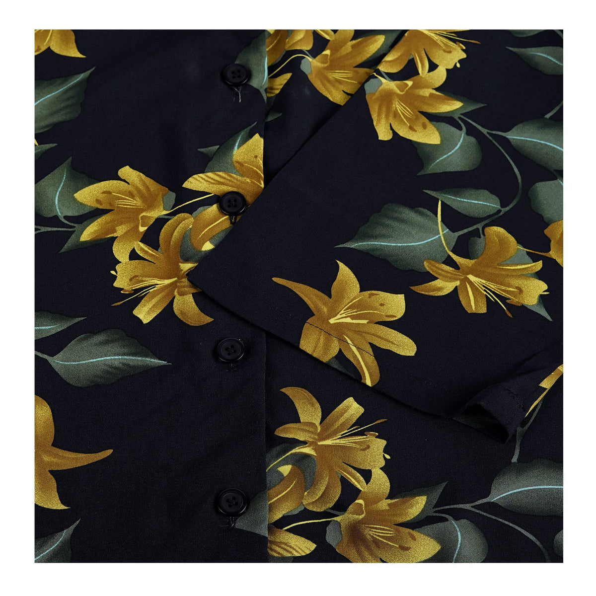 Basix Women's Flora Co-Ord Set Mid Night Blue With Golden Viscose CORD-134
