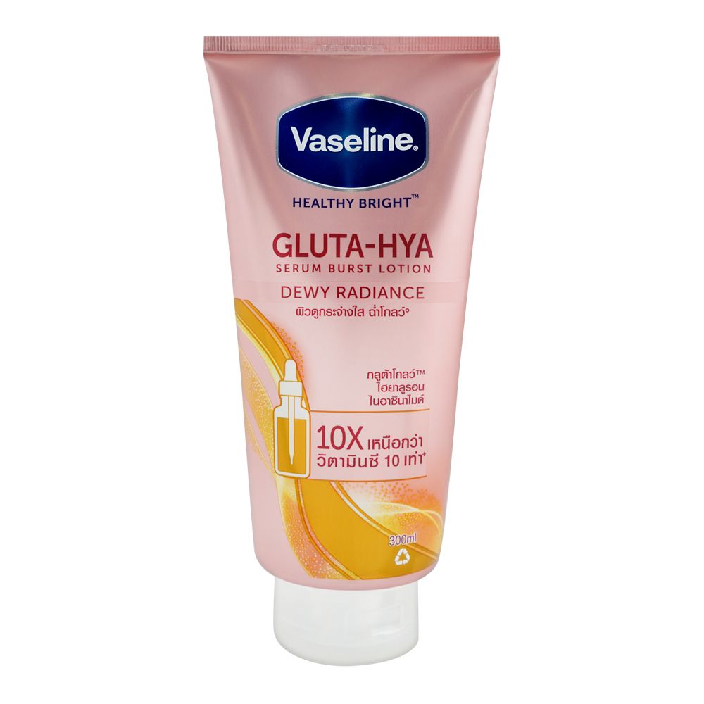 Vaseline Healthy Bright Gluta-Hya Dewy Radiance Serum Burst Lotion 300ml