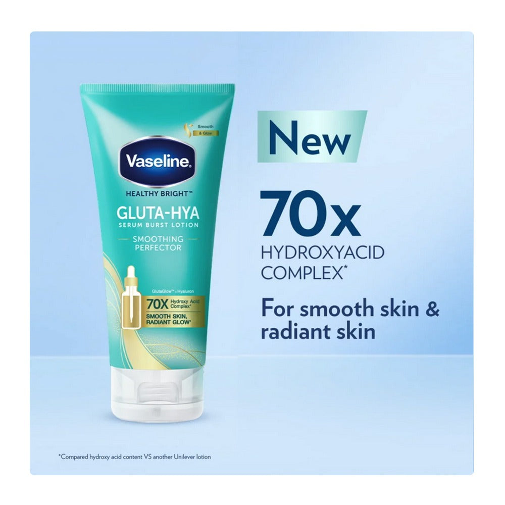 Vaseline Healthy Bright Gluta-Hya Serum Burst Lotion, For Face & Body, 300ml