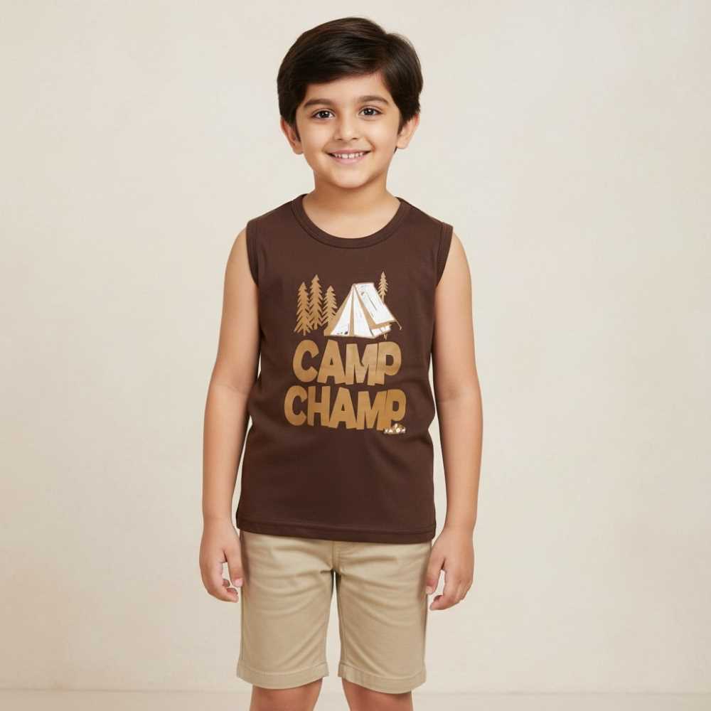 Basix Boys Champ Champ Tank Top 2703