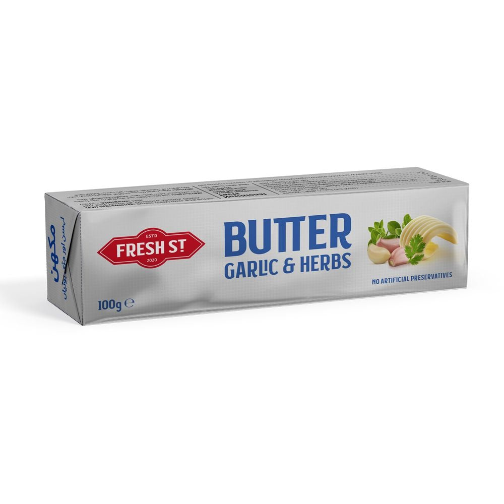 Fresh Street Garlic and Herbs Butter 100g — front of pack