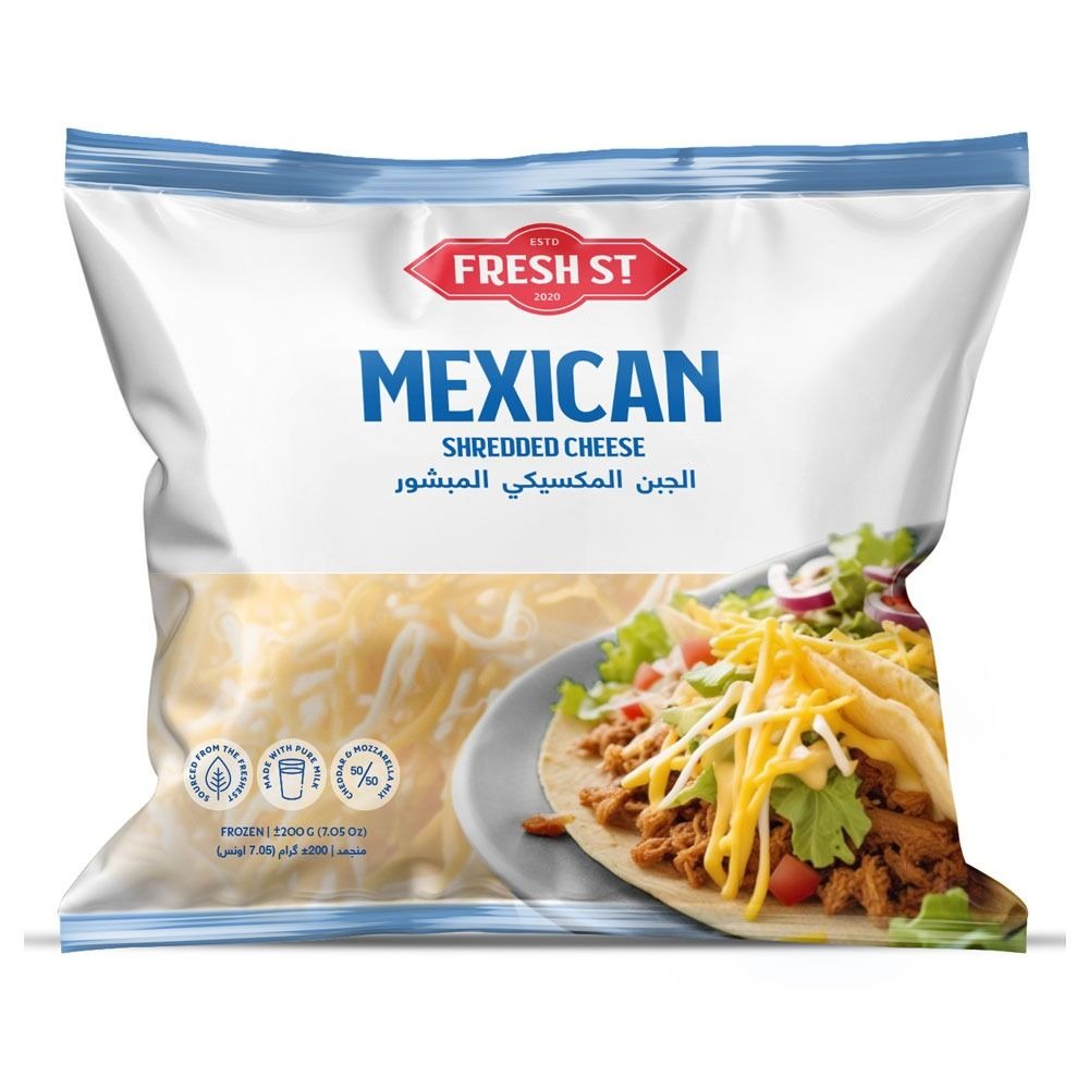 Fresh Street Mexican Shredded Cheese, 200g