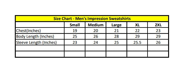 Basix Navy Impression Embroidered Sweatshirt, For Men, MSS-605