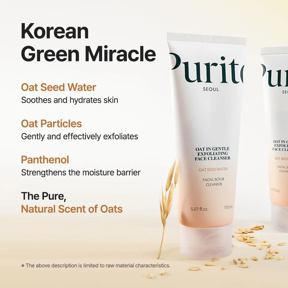 PURITO Oat In Gentle Exfoliating Face Cleanser 150ml