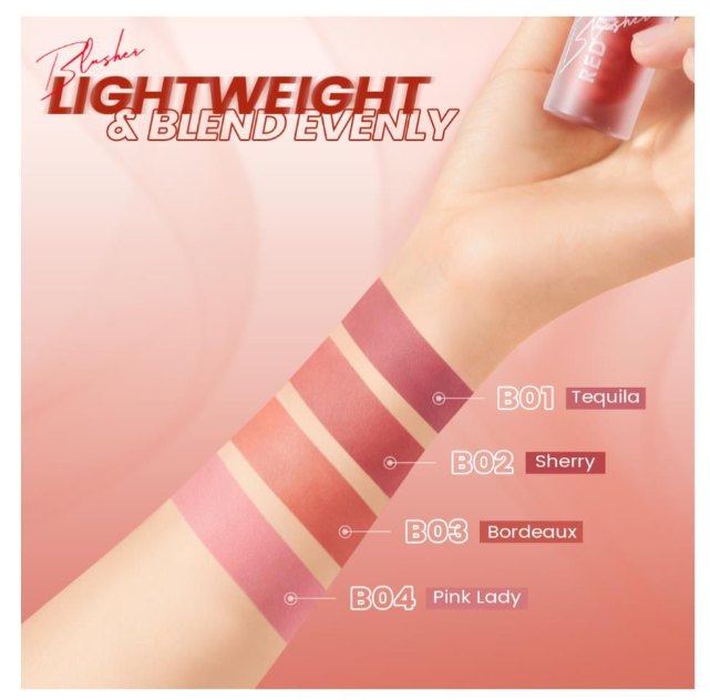 Focallure Hangover Red Wine Blusher B01 FA-89 #EN-FA-89-B01-2