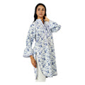 Basix White & Purple Cambric Fancy Shirt With Lace, CAS-511
