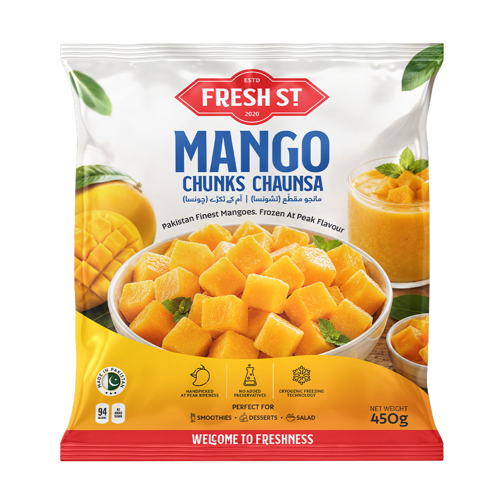 Fresh Street Mango Chunks, Chaunsa, 450g