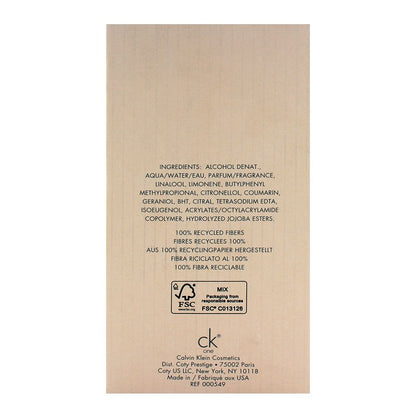 Calvin Klein One Eau de Toilette 100ml