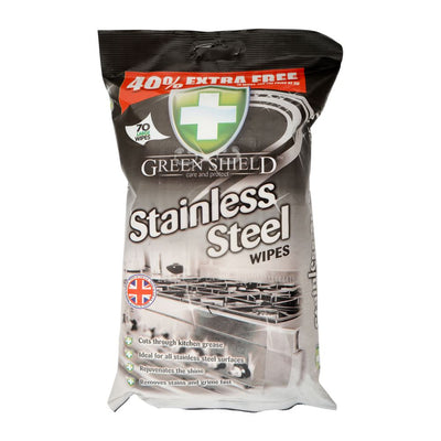 Greenshield Stainless Steel Wipes 70's 12 x 70's