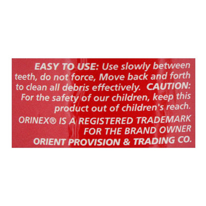 Orinex Dental Flossers, 60-Pack, JS-2060M