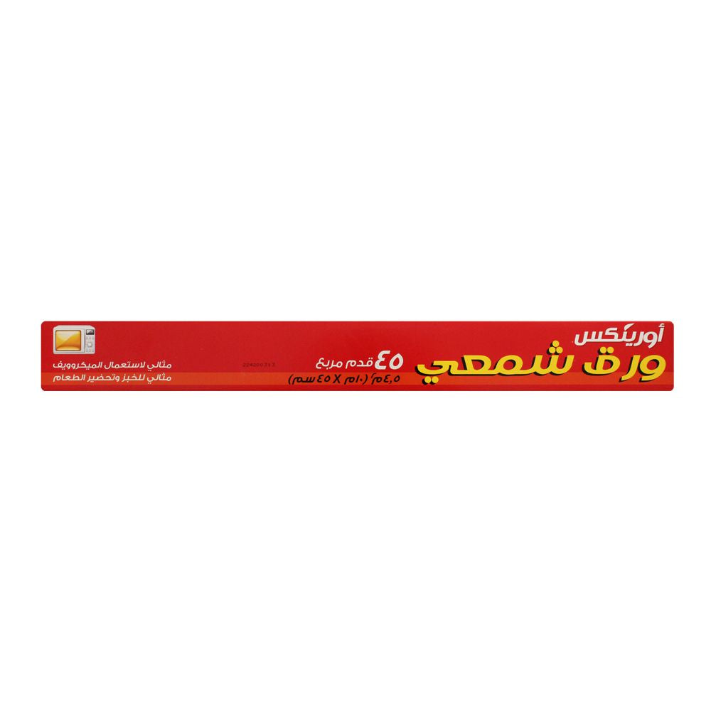 Orinex Wax Paper, 45 Sqft