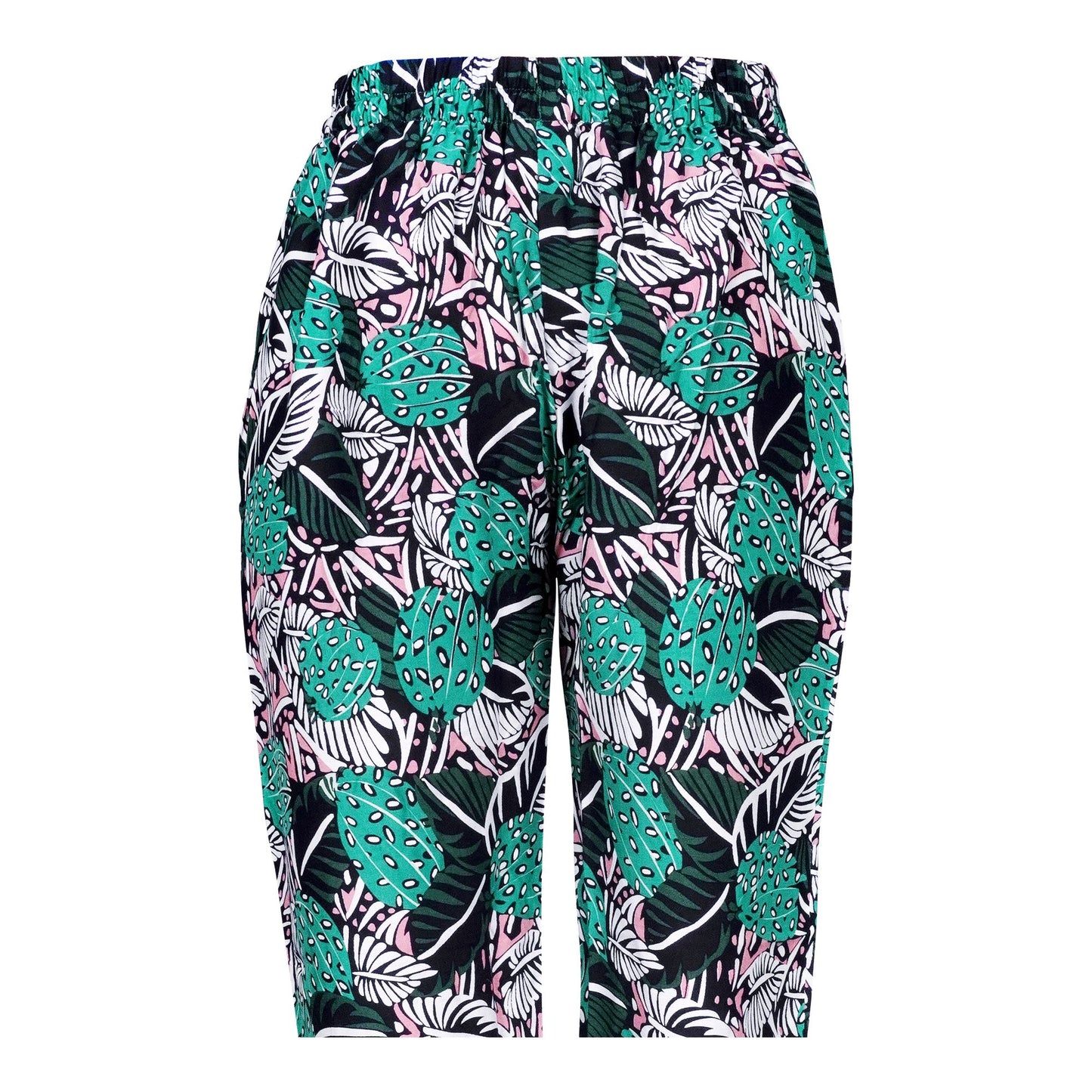 Basix Women's Linen Pajama, Multi Shades Of Forest Green, 116