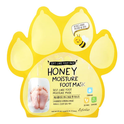 Esfolio Honey Moisture Foot Mask 20ml, 1 Pair