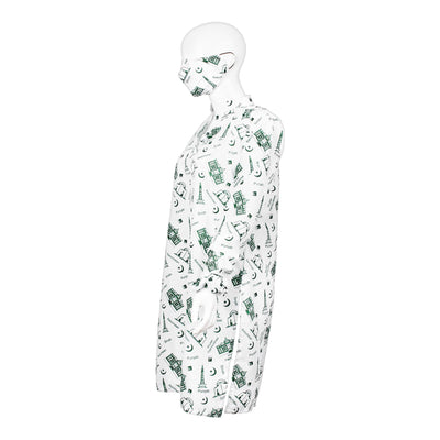 Basix Independence Day Landmarks Kurti For Women, With Mask & Hair Band
