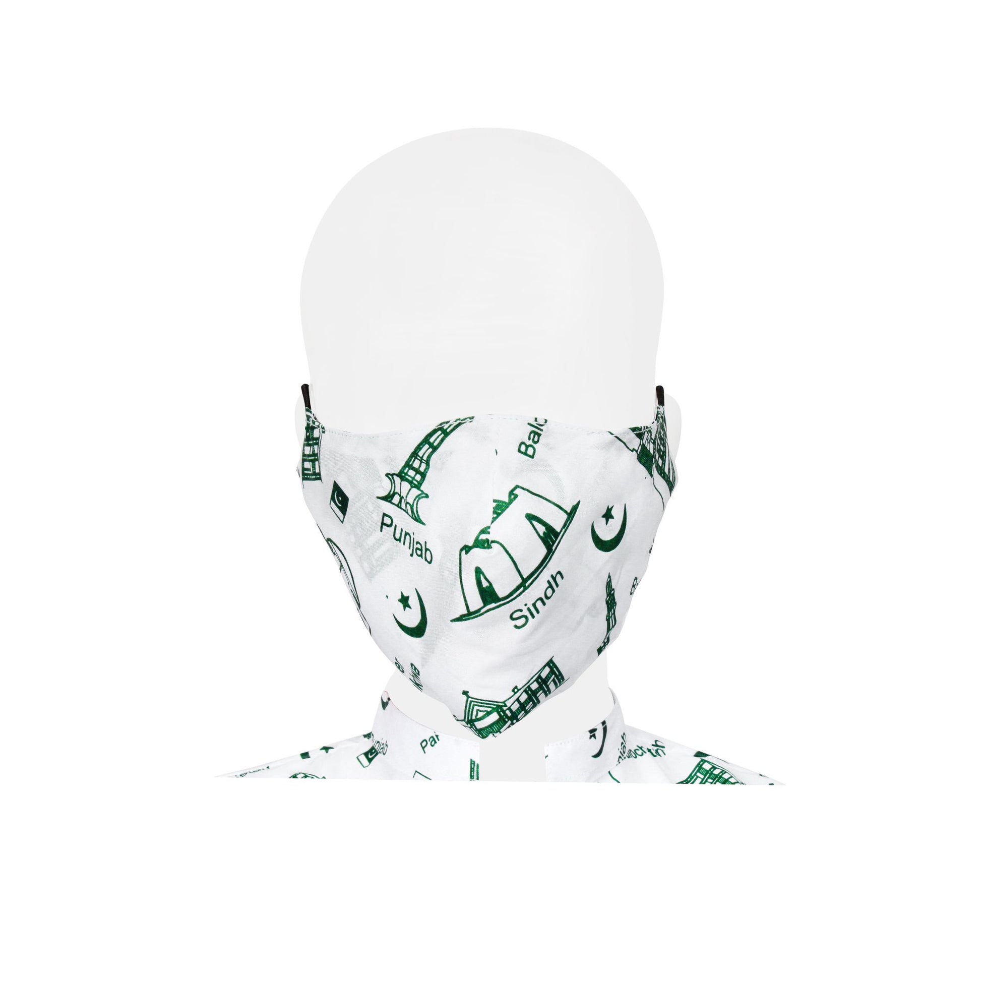 Basix Independence Day Landmarks Kurti For Women, With Mask & Hair Band