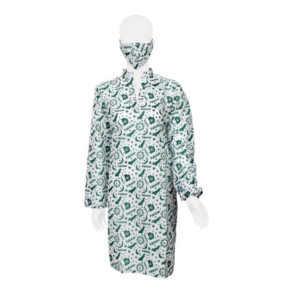 Basix Independence Day Pakistan Flag Kurti For Women, With Mask & Hair Band