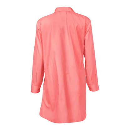 Basix Women's Cotton Button Shirt Carnation Pink, WS-554