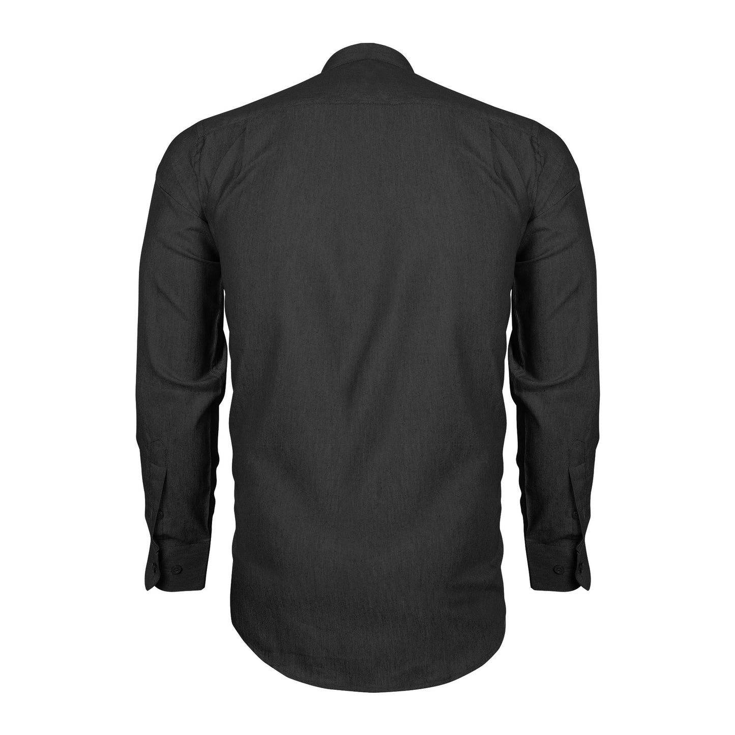 Basix Men's Textured Fabric Ash Black, MFS-101