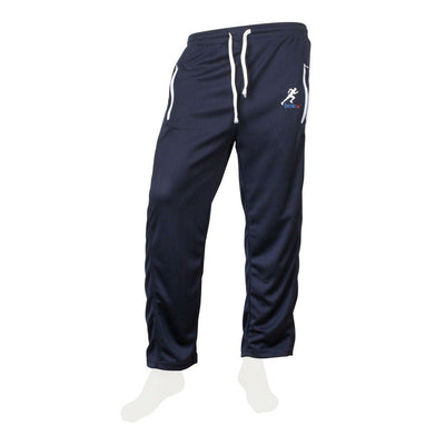 Basix Moisture Wicking Sport Trouser Navy With White Accents  ST-705