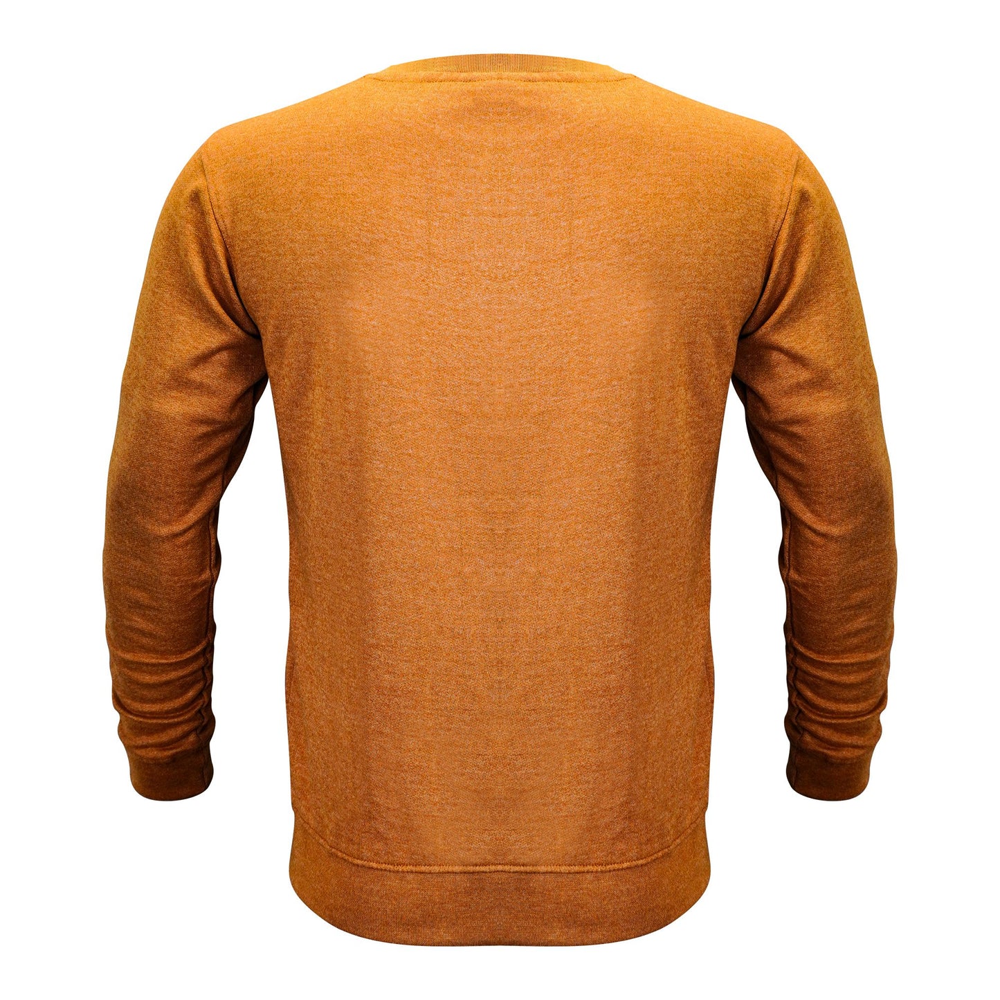 Basix Golden Brown Impression Embroidered Sweatshirt, For Men, MSS-604