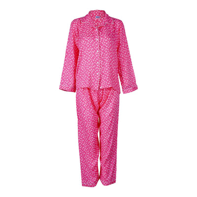 Basix Girls Pink & White Floral Night Suit  GRL-157