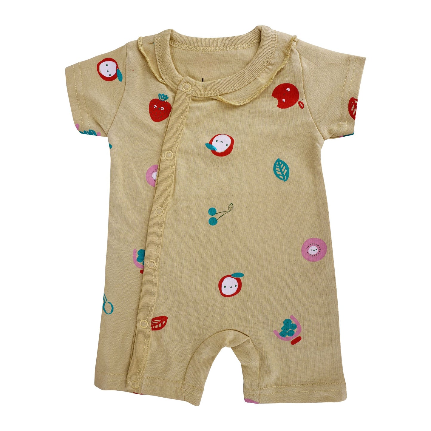 Basix Infant Apple Of My Eye Full Length Frill Romper, 2622