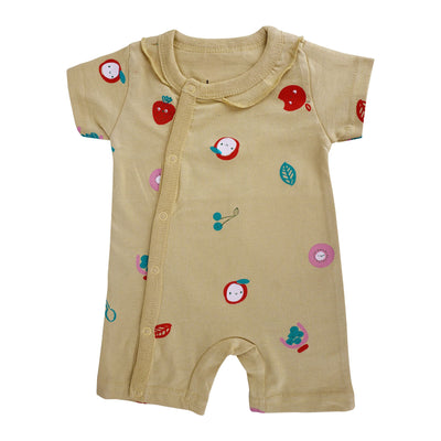 Basix Infant Apple Of My Eye Full Length Frill Romper, 2622