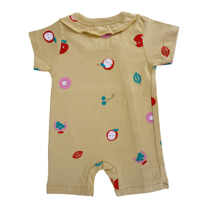Basix Infant Apple Of My Eye Full Length Frill Romper, 2622