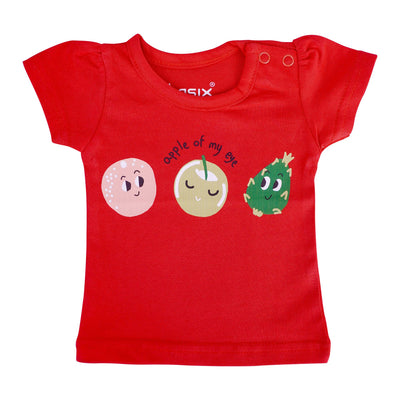 Basix Infant Apple Of My Eye Short Sleeve Tee, 2628