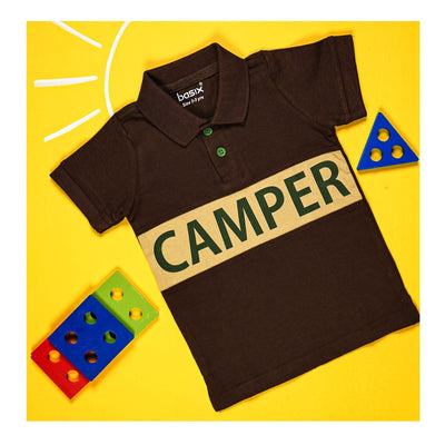 Basix Boys Champ Champ Polo with Flat Knit Collar  2710