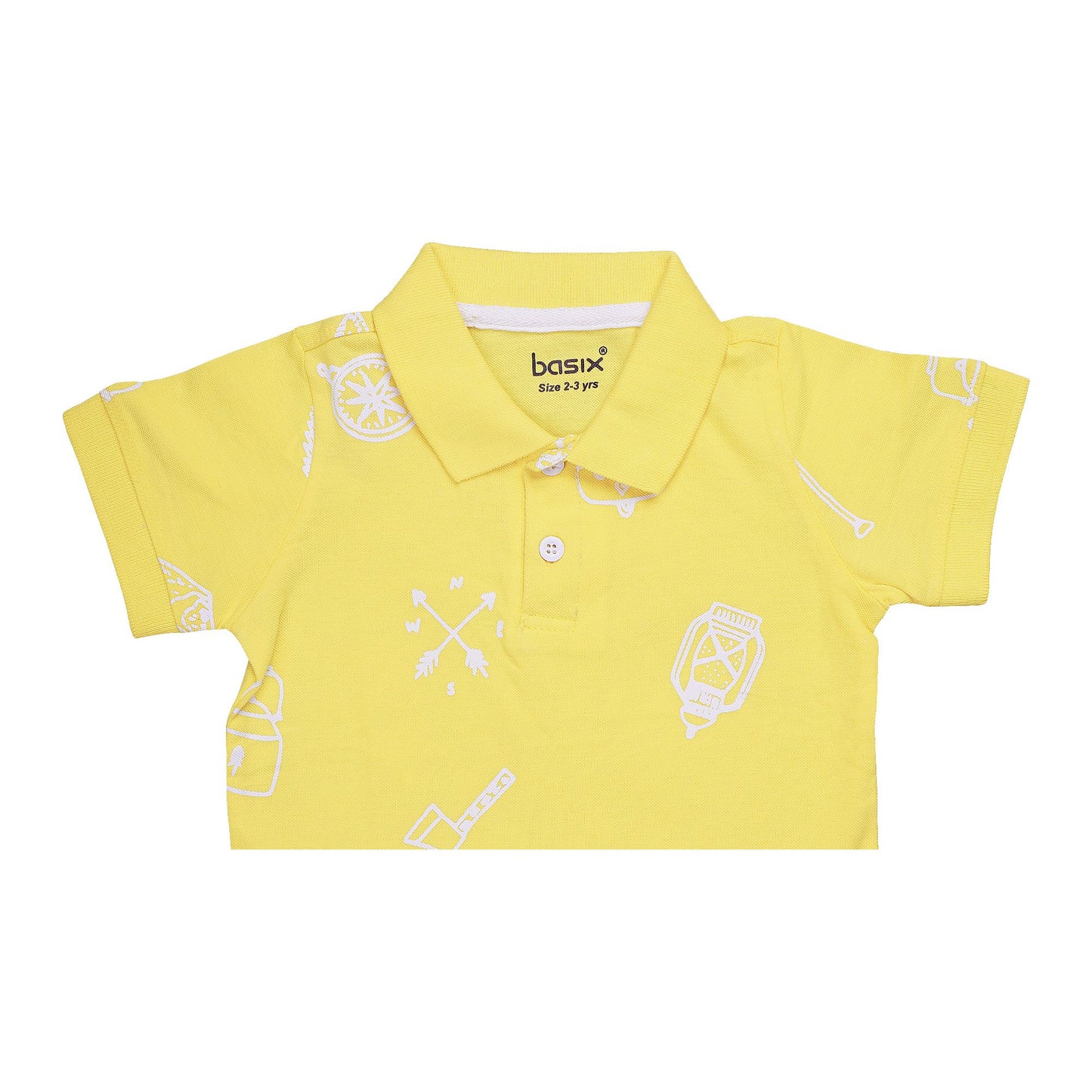 Basix Boys Champ Champ Polo with Flat Knit Collar, 2711