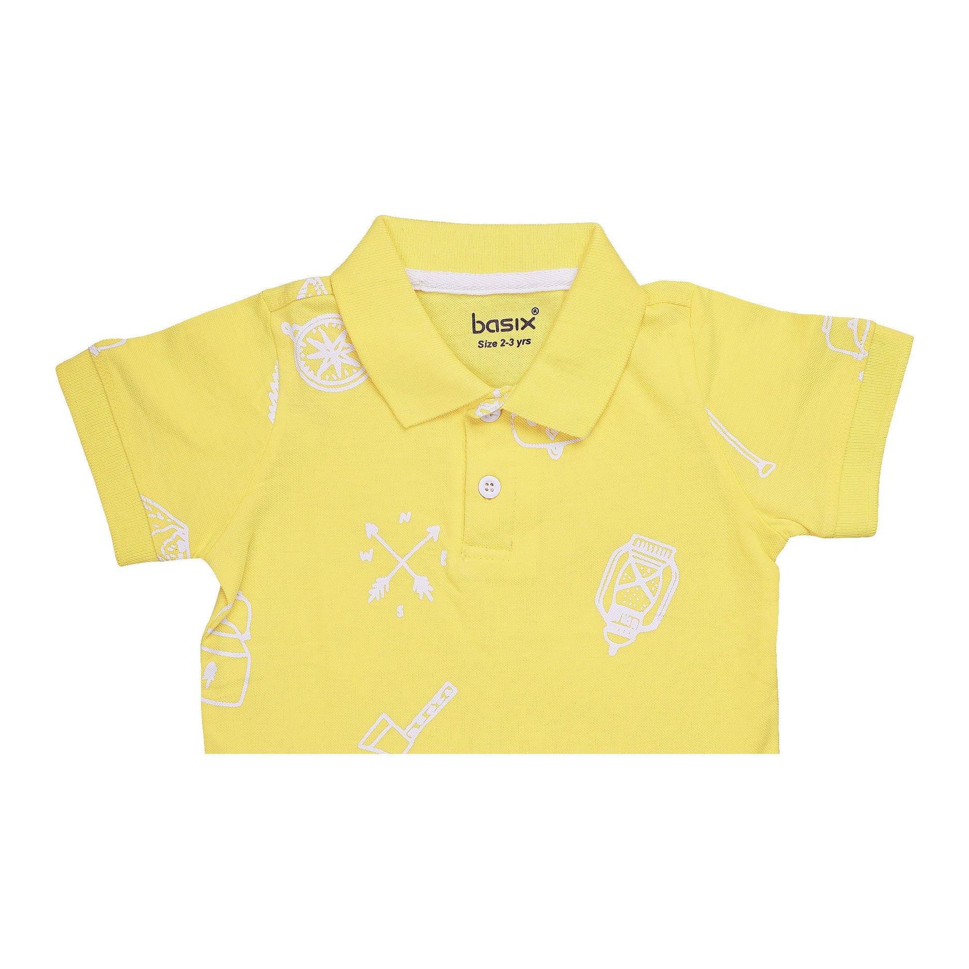 Basix Boys Champ Champ Polo with Flat Knit Collar, 2711