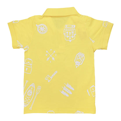 Basix Boys Champ Champ Polo with Flat Knit Collar, 2711