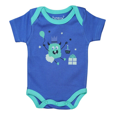 Basix Infant Monster At A Party Short Sleeve Body Suit, 2641