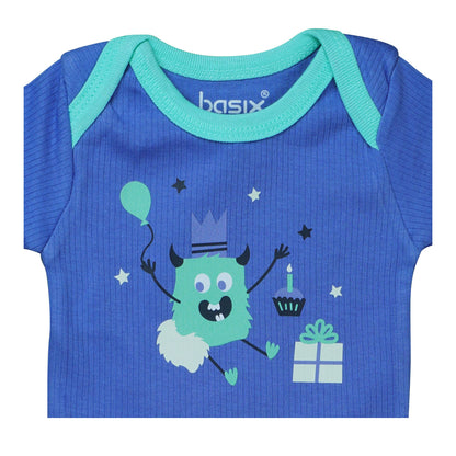 Basix Infant Monster At A Party Short Sleeve Body Suit, 2641