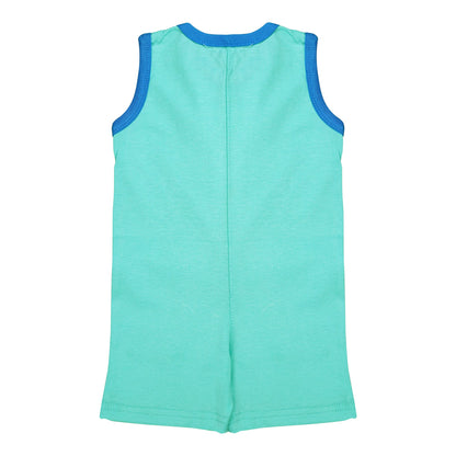 Basix Infant Monster At A Party Sleeve Less Polo Romper, 2645