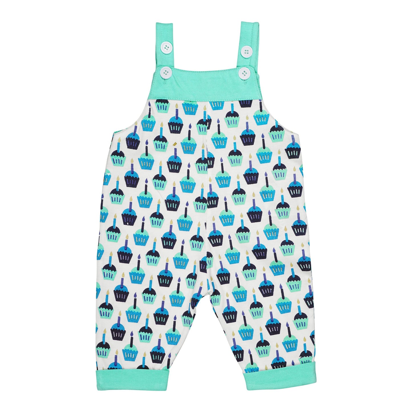 Basix Infant Monster At A Party Center Cut Dungaree, 2648