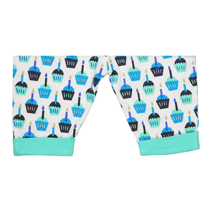 Basix Infant Monster At A Party Center Cut Dungaree, 2648