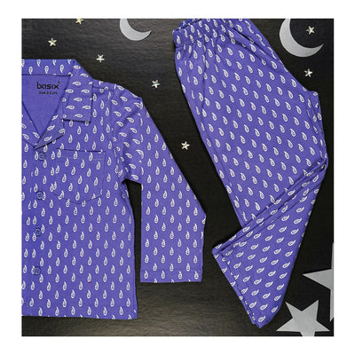 Basix Boys Paisley Play Night Suit (Pipping)  2731