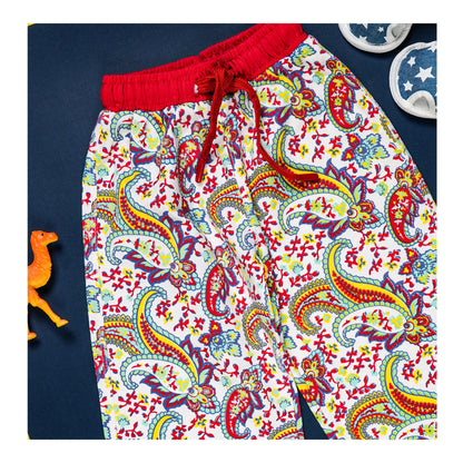 Basix Boys Paisley Play Bell Trouser, 2734