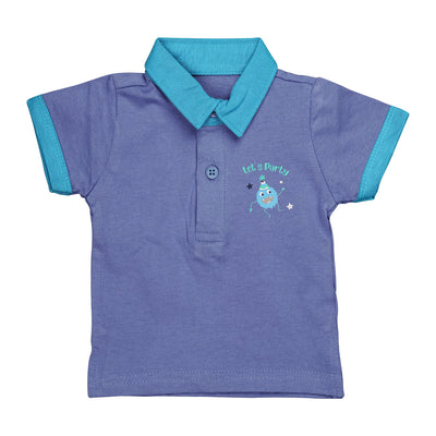 Basix Infant Monster At A Party Polo with Self Collar, 2665