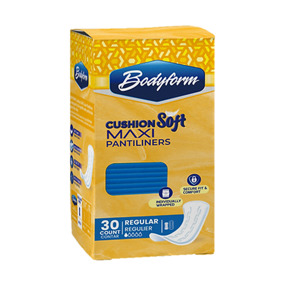 Bodyform Cushion Soft Regular Maxi Pantiliners  30-Pack