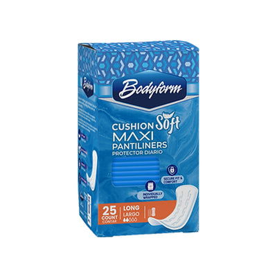 Bodyform Cushion Soft Long Maxi Pantiliners  25-Pack